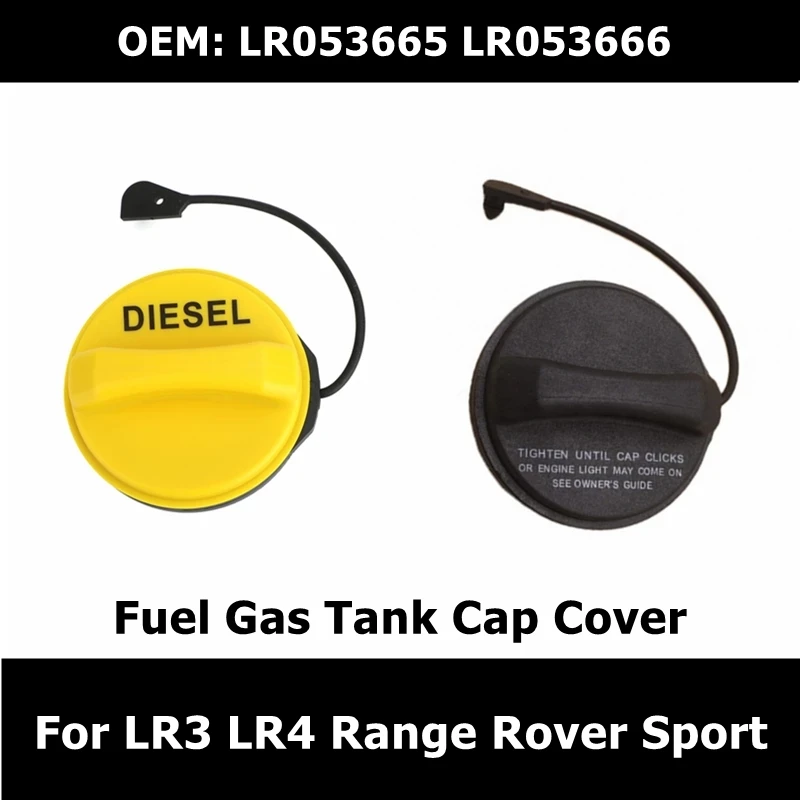 

LR053665 LR053666 Fuel Gas Tank Filler Cap Cover For Land Rover LR3 LR4 Range Rover Sport Gasoline Diesel Oil Tank Inner Cover