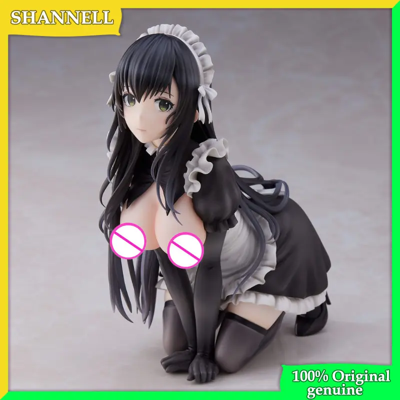 

The brunette maid 100% Original genuine 16cm PVC Action Figure Anime Figure Model Toys Figure Collection Doll Gift