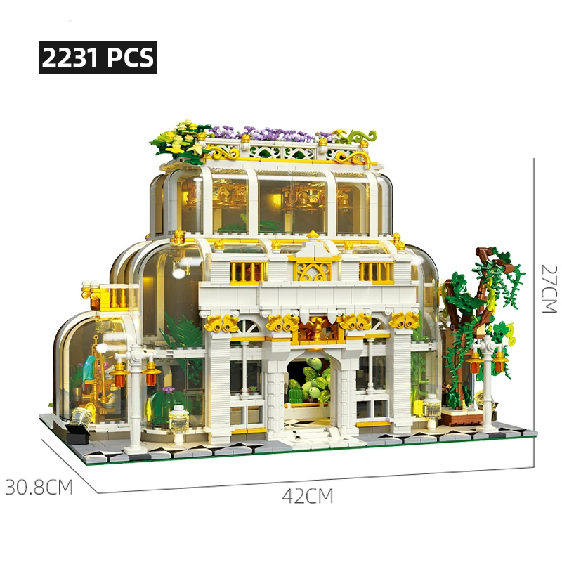 Блочный конструктор Европейская архитектура Атмосфера