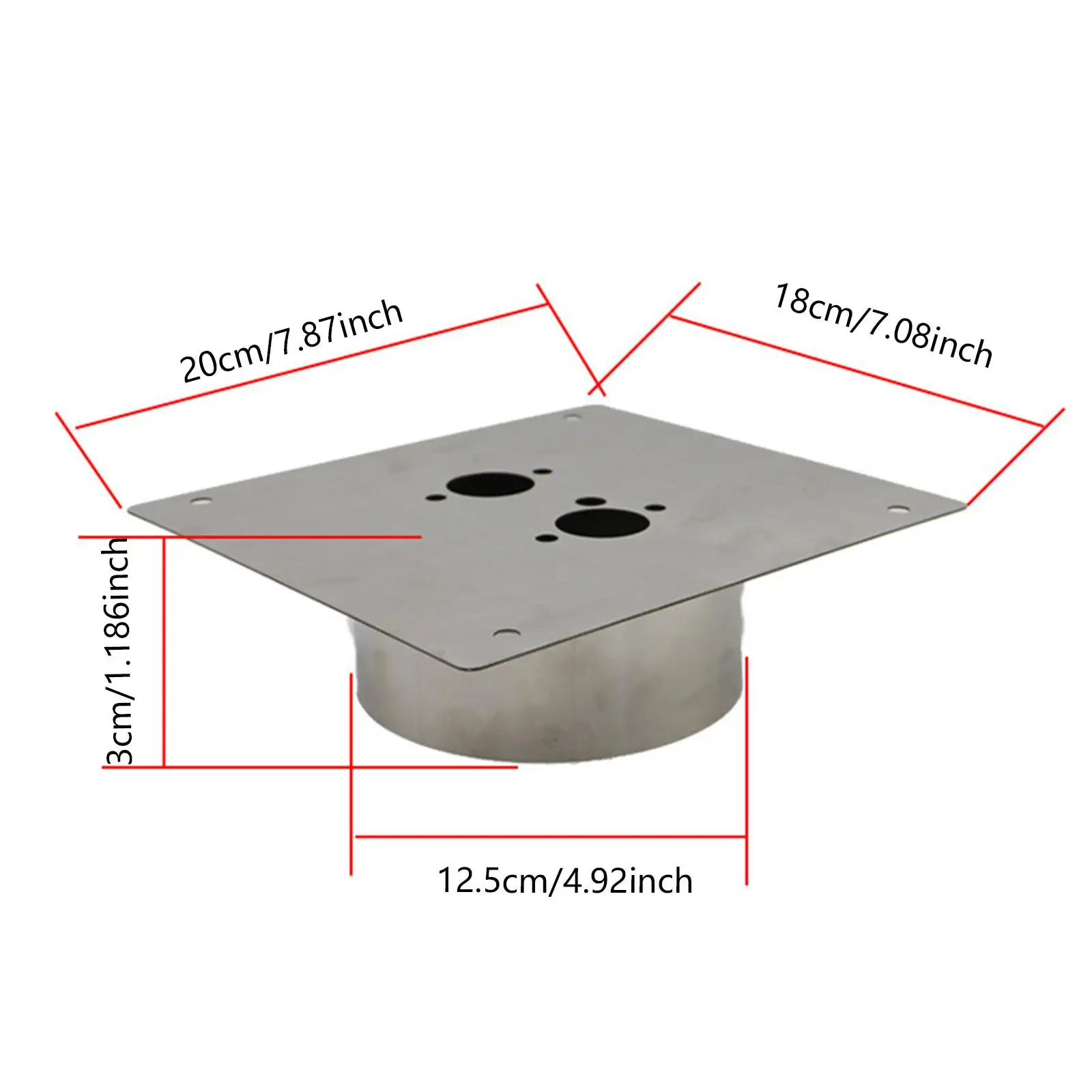 Монтажная пластина дизельного нагревателя высокопроизводительная сталь