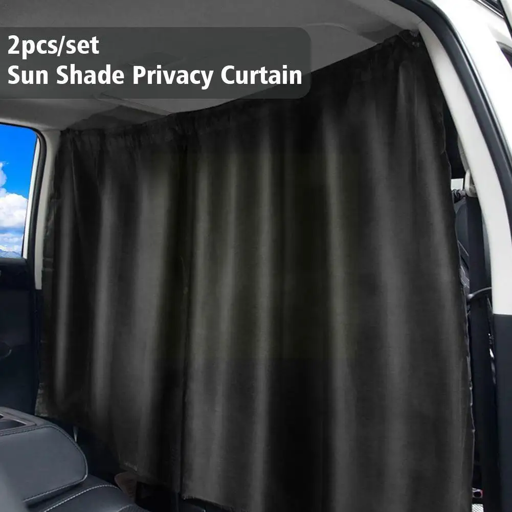 

2pcs/set Sun Shade Privacy Curtain Taxi Car Isolation Curtain Commercial Partition Car Interior Curtain Protection Accessor X4Z7