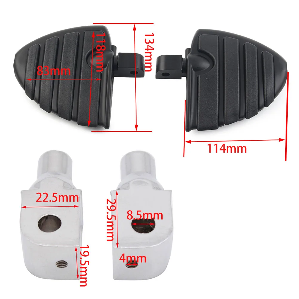 Задние подножки мотоцикла для Honda 750 Shadow Ace Aero Spirit RS 2000-2013