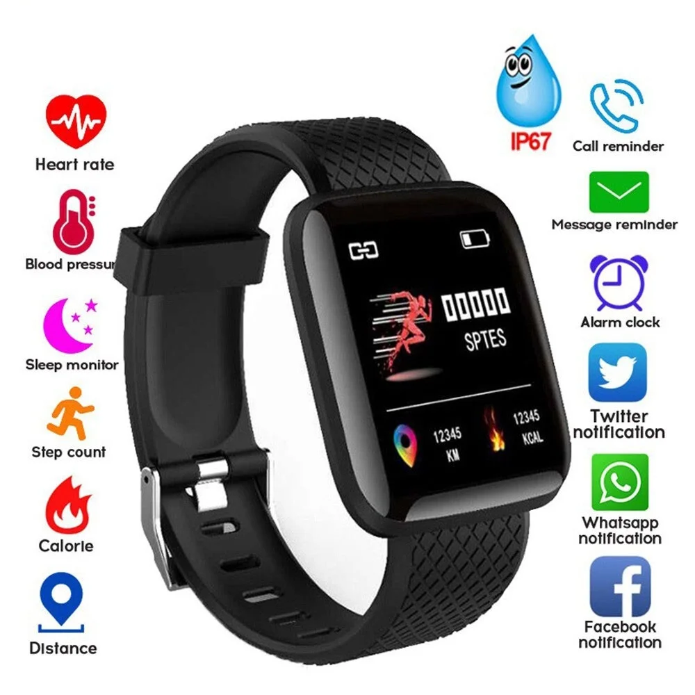 

Smart Watch Multifunctional Sports Bracelet Smart Wristband IP67 Fit Bit Smart Digital Wristwatches Fitness Heart Rate