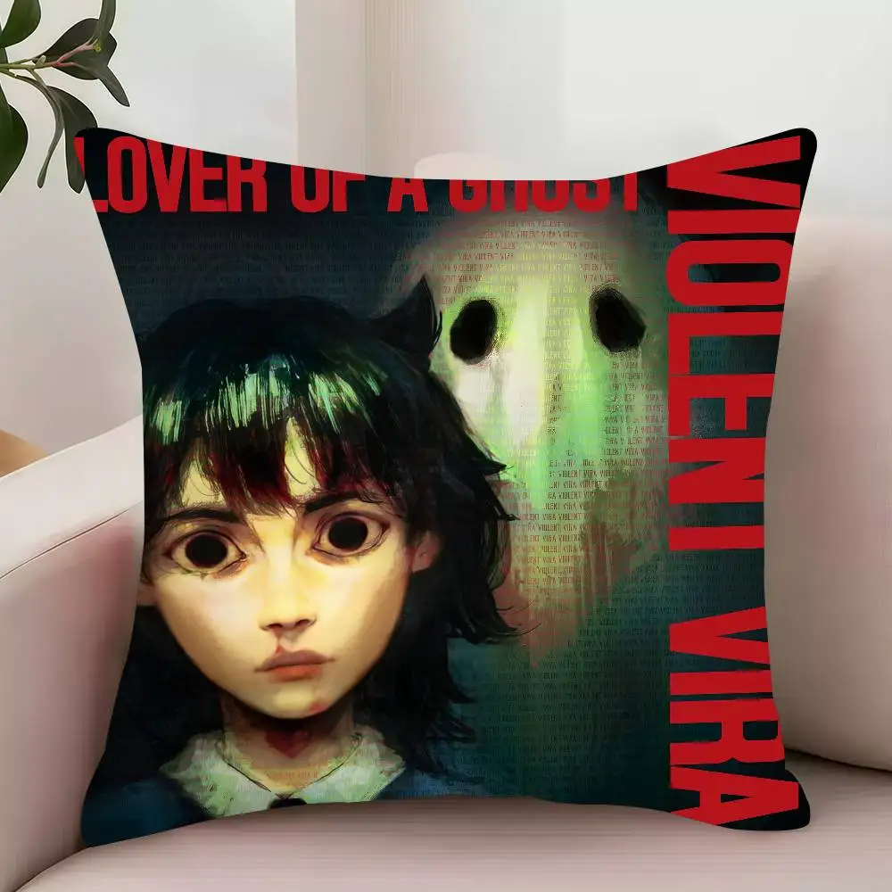 Фото V-VIOLENT VIRA Lover Of A Ghost наволочка Декор защитные чехлы удобные мягкие для дивана гостиной домашний офис №2