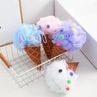 ice cream cone rainbow sponge soft bath ball shower gel exfoliating bathroom supplies cleaning and hygiene