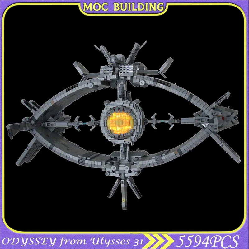 Новый план MOC модель космического корабля ODYSSEY от ulyss 31 набор строительных блоков