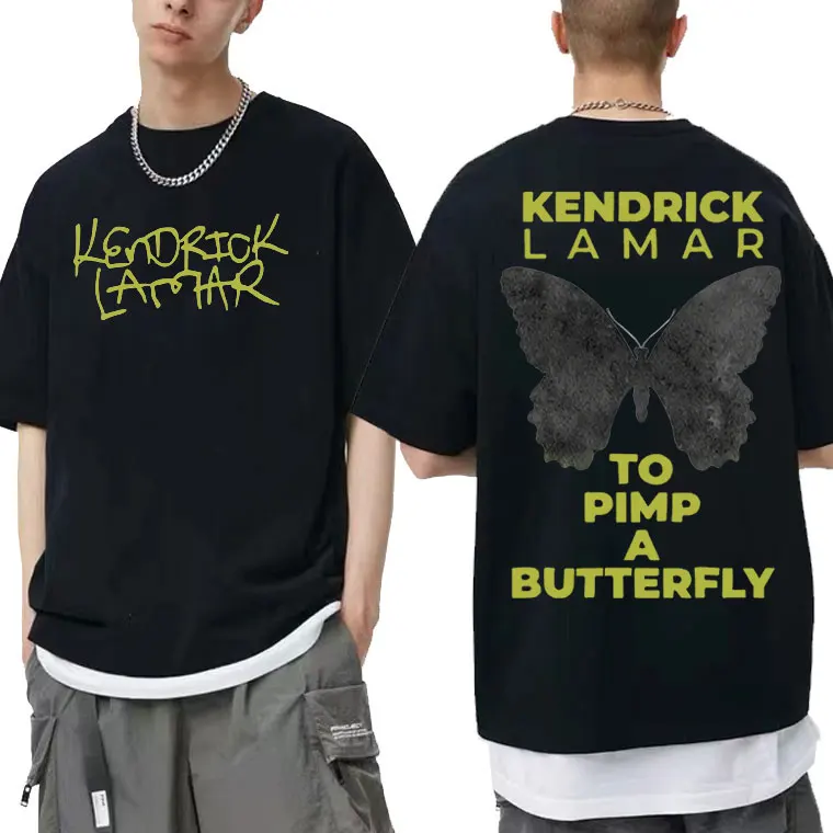 

Kendrick Lamar To Pimp A Butterfly Alnum Rapper Graphic T Shirt Men’s Cotton T-shirts Male Streetwear Men Women Hip Hop Tshirt