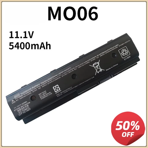 Новый аккумулятор для ноутбука 11,1 В 62WH MO06 HSTNN-LB3N для HP Pavilion DV4-5000 DV6-7002TX 5006TX DV7-7000, аккумуляторы 671567-421