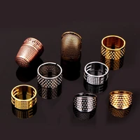 retro style thimble finger thumb protector needles ring diy handworking craft cross stitch sewing tools household accessory