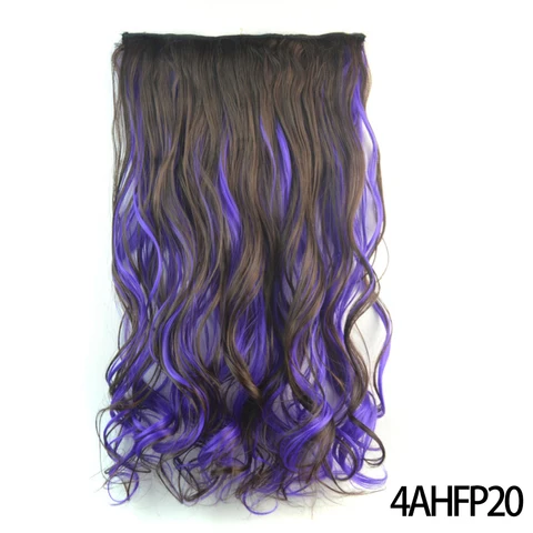 Длинные прямые вьющиеся цельные 5 зажимов, наращивание на клипсах, 22 дюйма, термостойкие прически, смешанные цвета, светлые волосы для женщин