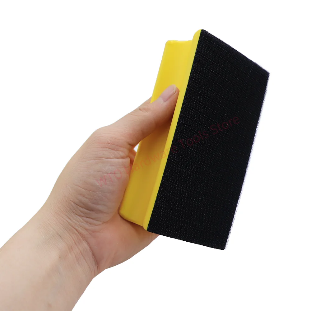1 шт. 70x120 мм ручной шлифовальный блок прямоугольная подложка с крючком