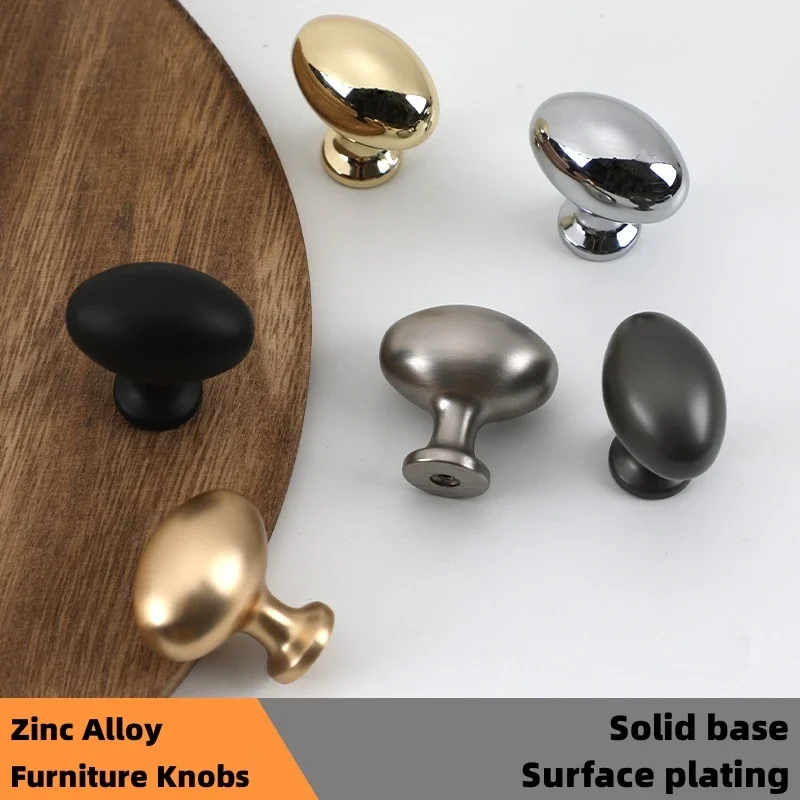 Искусственная овальная кухонная мебель из цинкового сплава ручка для шкафа