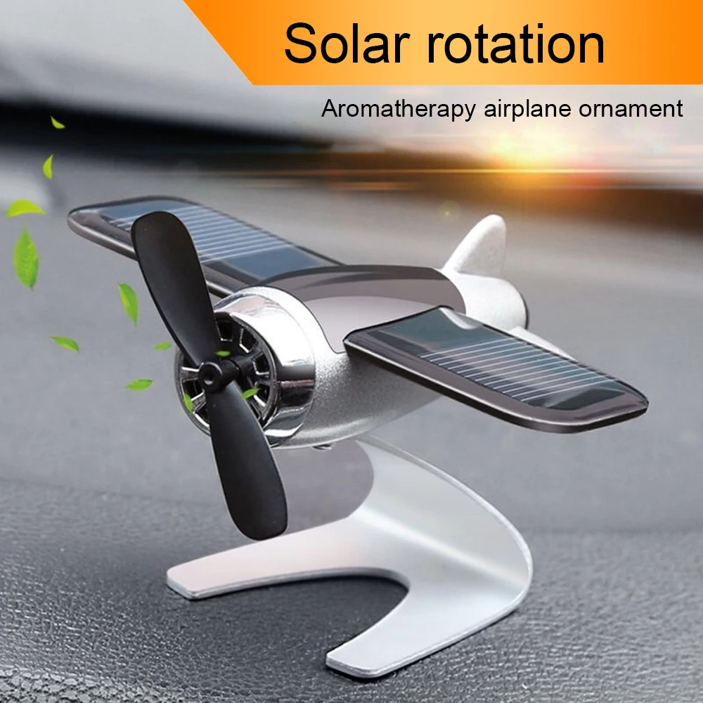 

Car Air Freshener Smell In The Styling Solar Airplane Model Center Console Decoration Auto Fragrance Air Fresheners