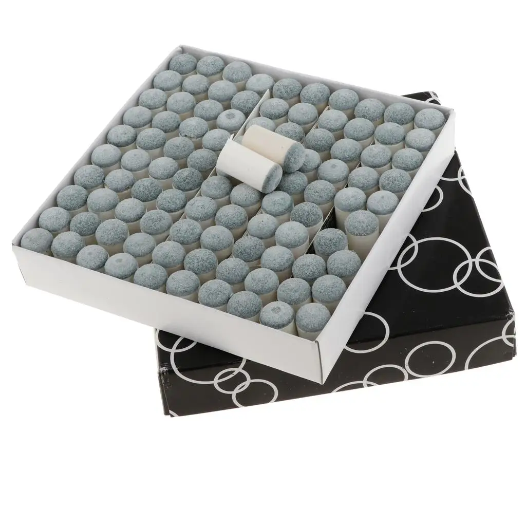 100X насадки для бильярдного снукера 9 мм/10 мм/12 мм/13 мм