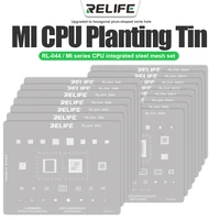 relife rl 044 15pcs mi series cpu integrated steel stencil set protection integrated tin planting steel stencil