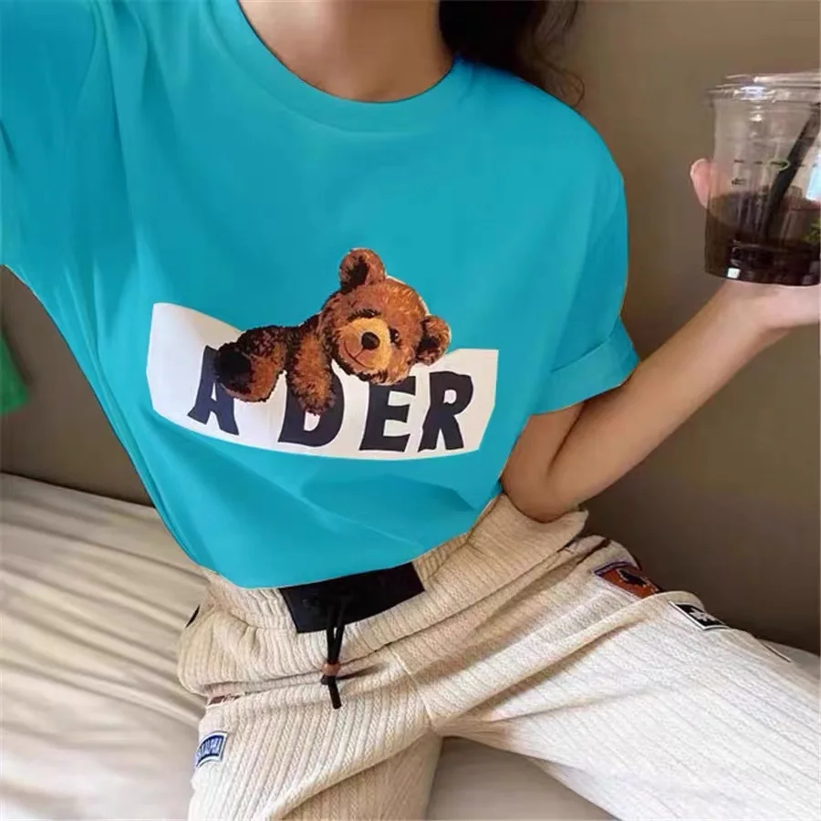

Новинка 2022, модная весенняя Яркая милая футболка с рисунком пива для милой девушки, футболка в Корейском стиле, трендовая футболка оверсайз