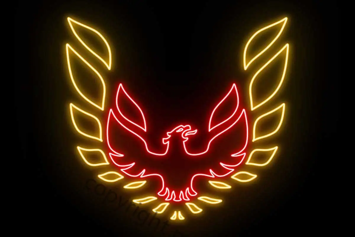 

Неоновые металлические вывески Firebird Trans Am, настенное украшение для комнаты, неоновая вывеска для дома, мужская пещера, кафе, паба, без светод...