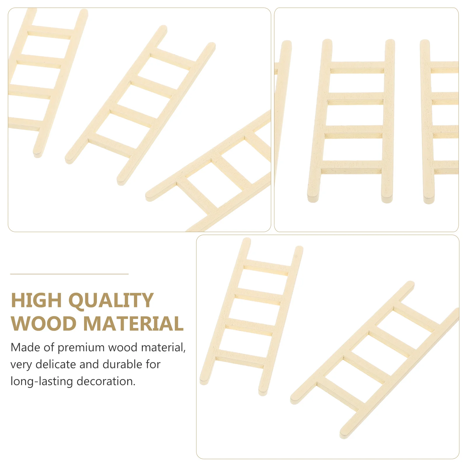 Рисунок 4 - деревянные мини-лестницы для украшения
