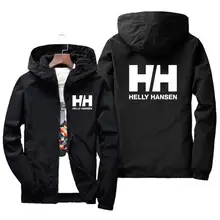 HH 2023 Men Waterproof Breaker Coat Zipper Hoodie Jacket Quick Drying Sport Outwear Wind Stoper Jacket Raincoat Sport Hot Sellin 