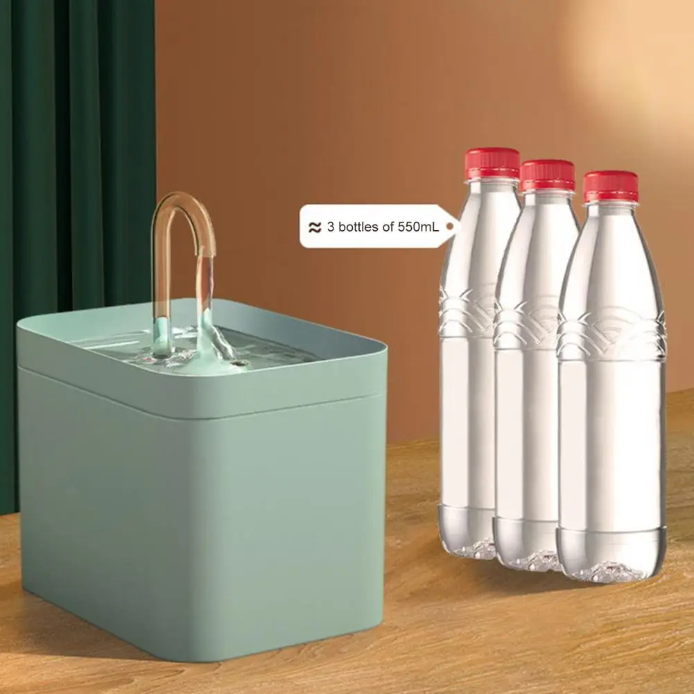 

Cat Drinking Bowl Large Capacity Food Grade Eco-friendly Low Noise Detachable Feed Pet PP Material Auto Filter USB Electric Mute