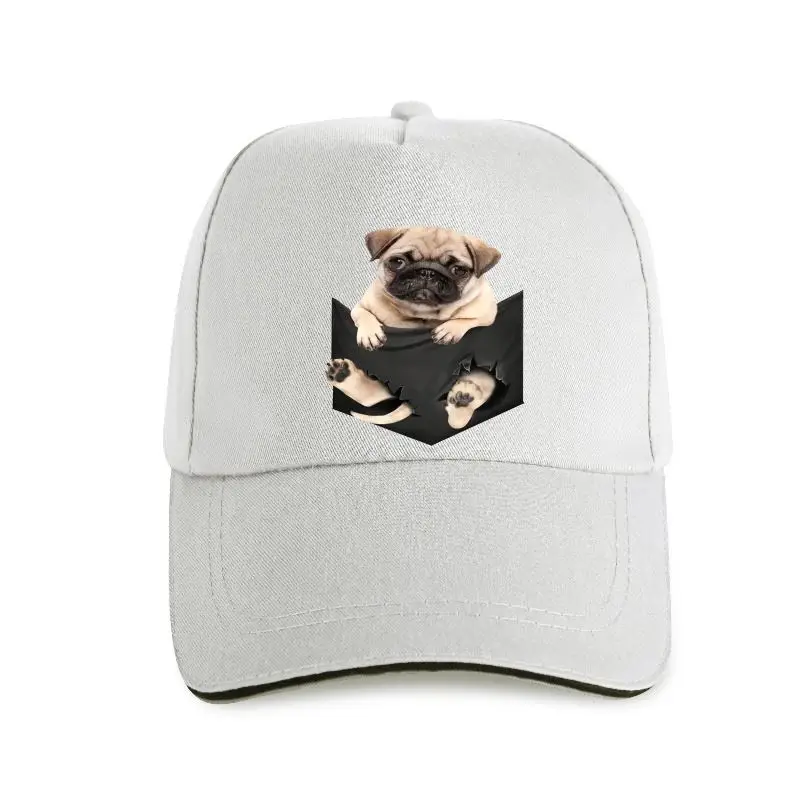 

new cap hat Pug In Pocket Men Summer Fashion 2021 Baseball Cap Custom Design Streetwear