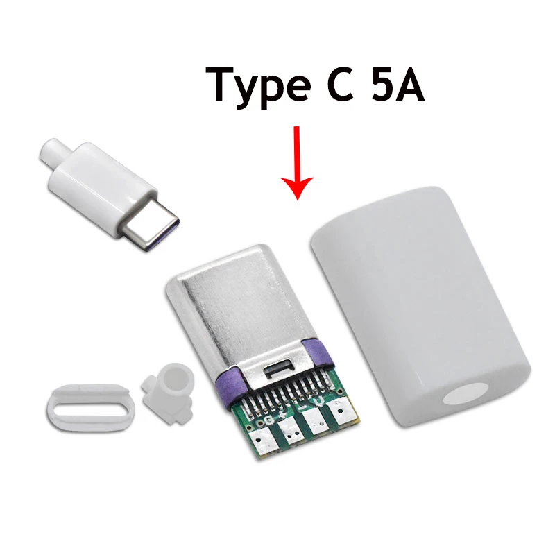 1/2/5 комплектов 5 А USB-разъем типа C быстрая зарядка 2 0 |