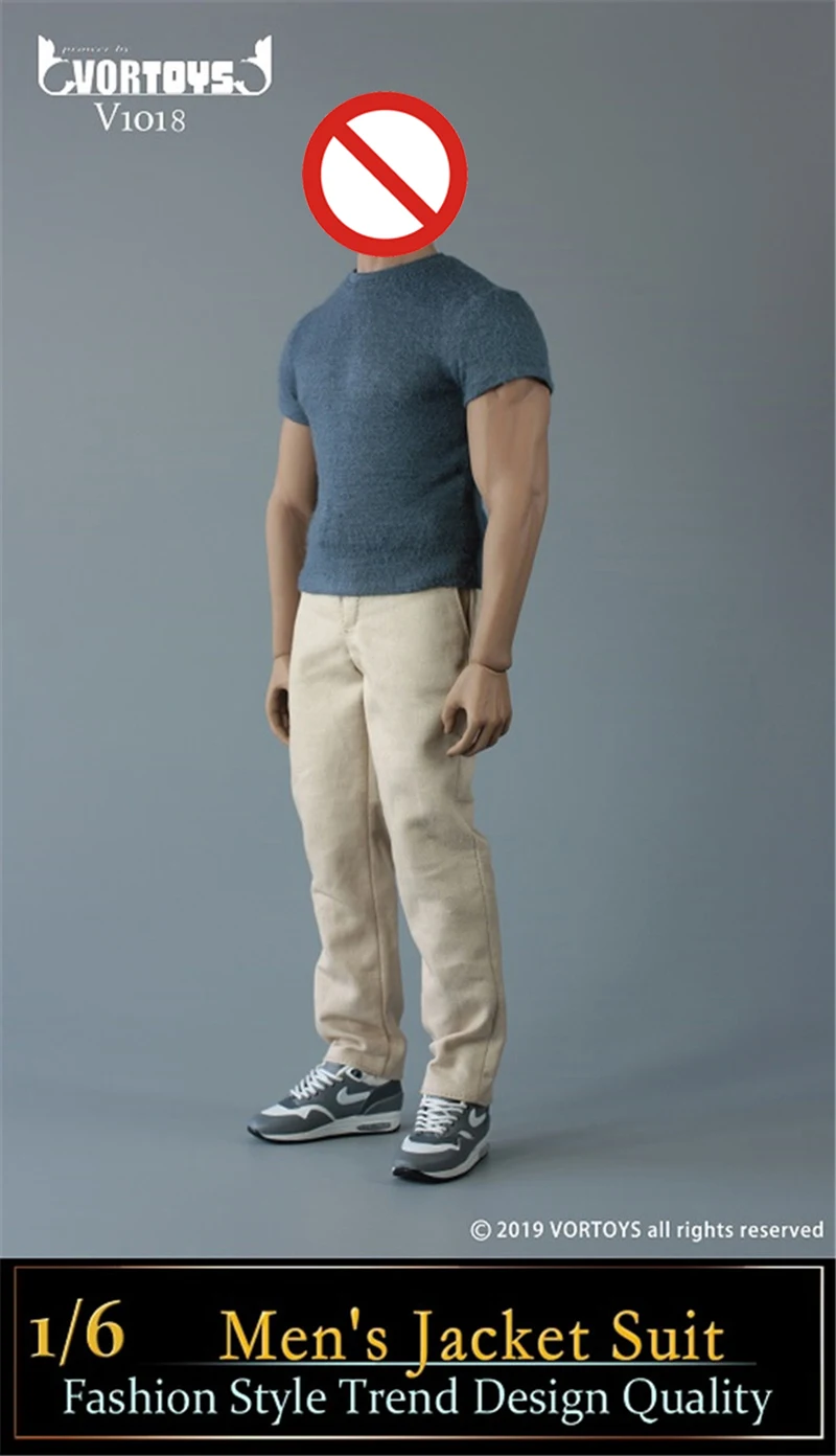 VORTOYS V1018 1/6 Мужская куртка футболка брюки комплект одежды модель Fit 12 дюймов солдат