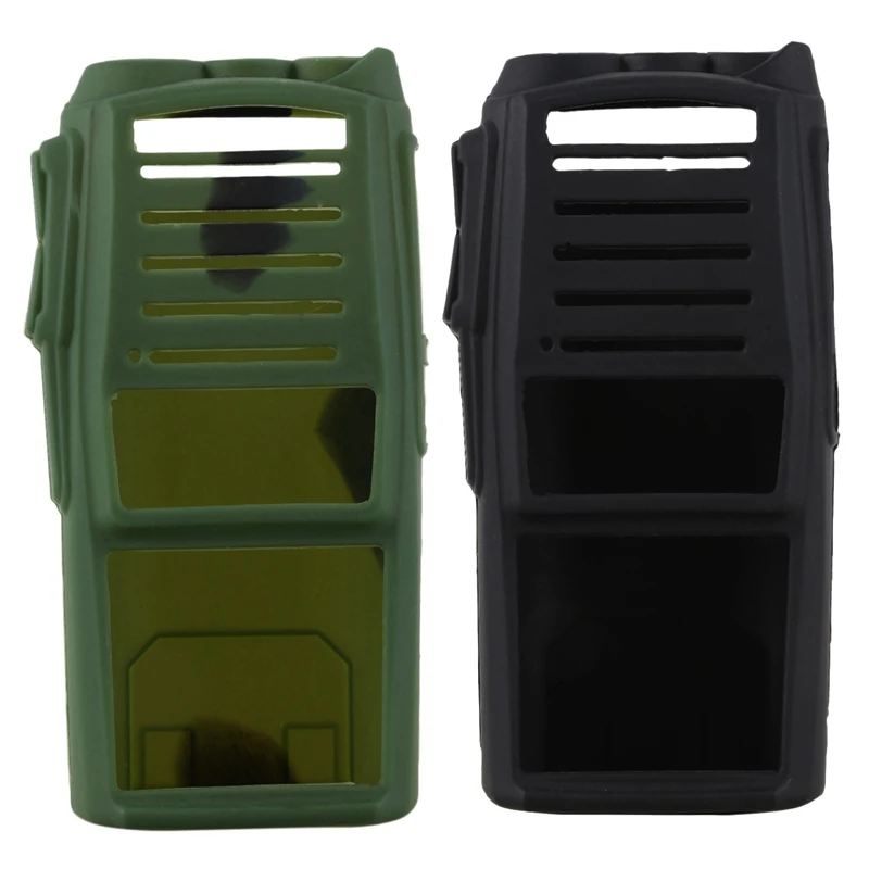 

2 шт., силиконовый чехол для Baofeng Uv-82, черный и Камуфляжный
