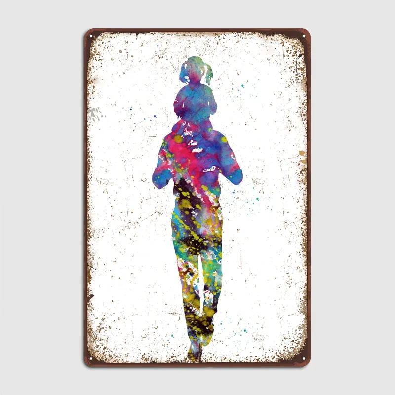 Плакат отец с дочкой жестяной знак винтажные металлические знаки для бара