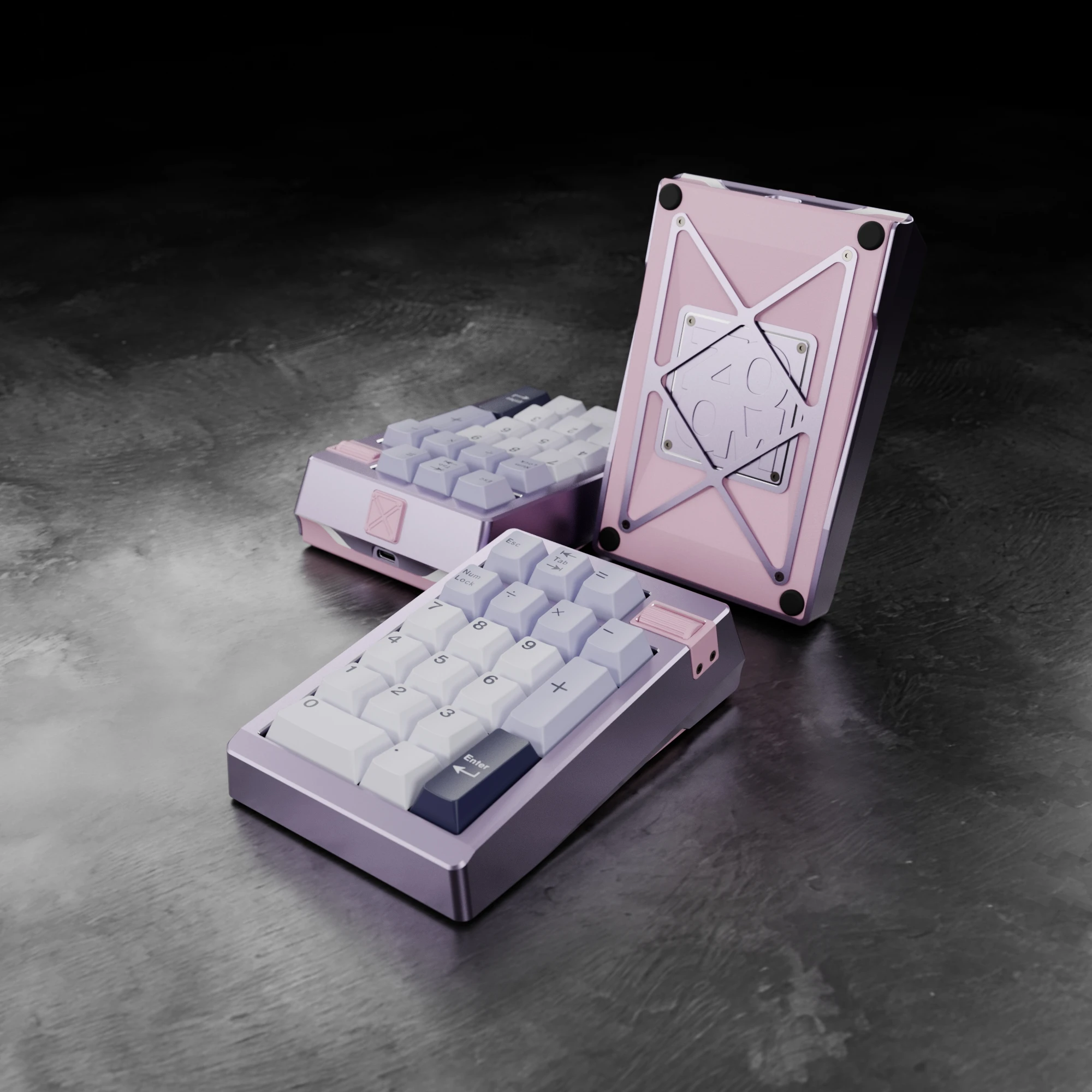 &quotMeletrix&quot Zoom Pad Tiga Индивидуальный алюминиевый комплект клавиатуры Трехрежимная