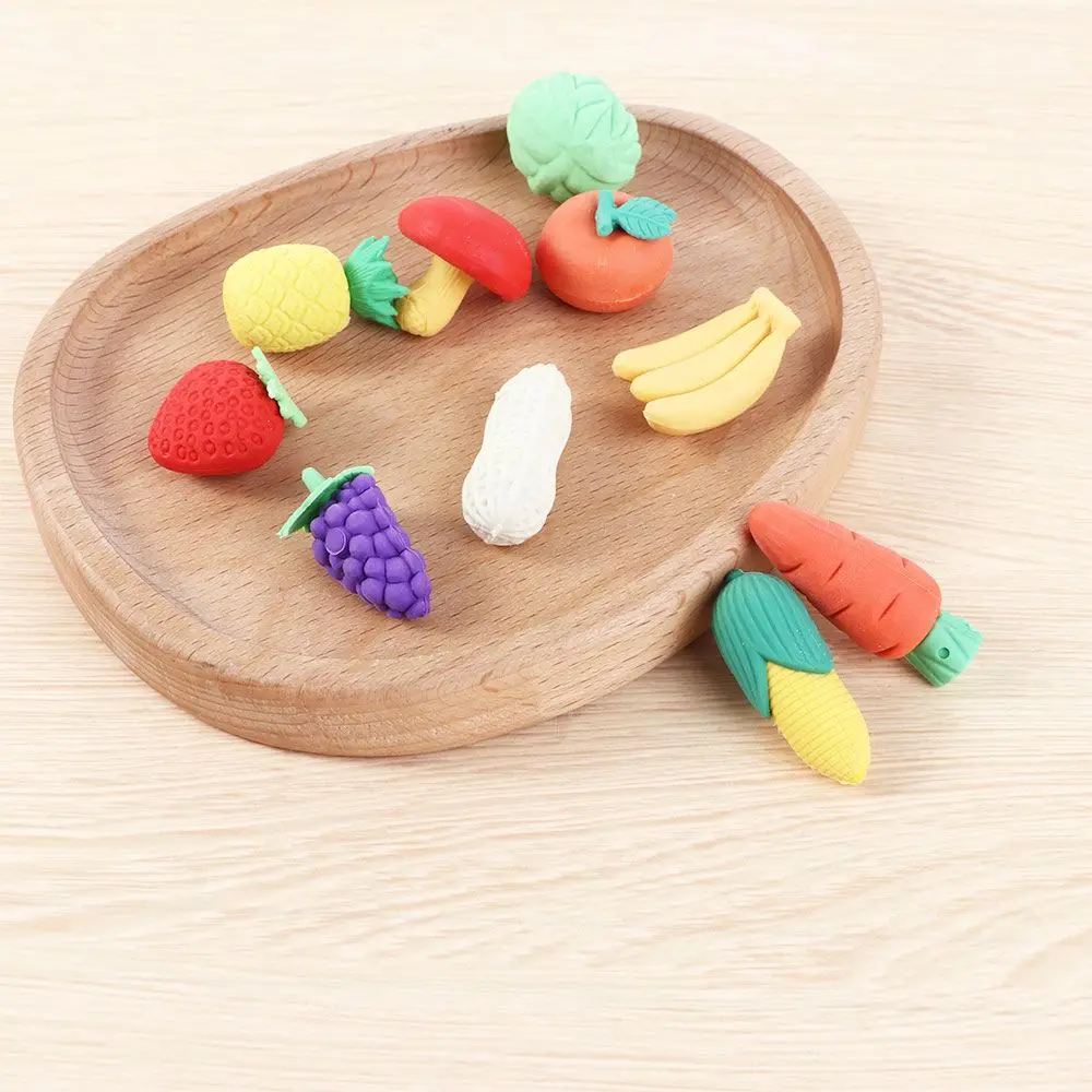 

Supplies Correction Supplies Novelty Erasers Assembly Miniature Non-Toxic Vegetables Mini Fruits Puzzle Erasers Pencil Erasers