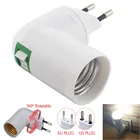 Регулируемый патрон для ламп E27, патрон-переходник для лампочек с поворотом на 360 градусов, конвертер 100-230 В, светсветильник для дома и комнаты