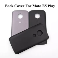 original housing cover for motorola moto e5 play xt1921 battery back cover rear panel door case replacement parts side but