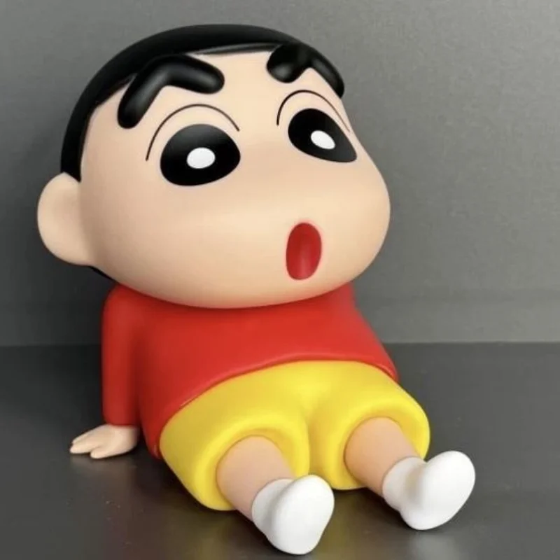 12 см аниме фигурка Crayon Shin-Chan держатель для телефона кавайные настольные