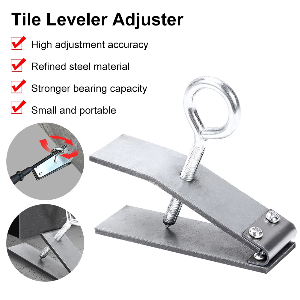 

Adjuster MAX 250KG Tile Locator Height Adjustment Regulator 1-5.5CM Wall Ceramic Lifter Tools Tile Leveling Device Tile Leveler