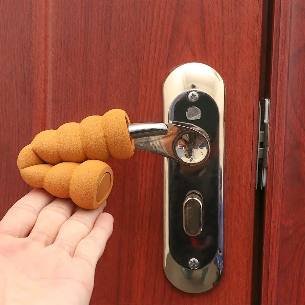 

2/5pcs Soft Foam Elastic Door Handle Cover Doorknob Guard Protector Anti-collision Door Stopper Safety Practical