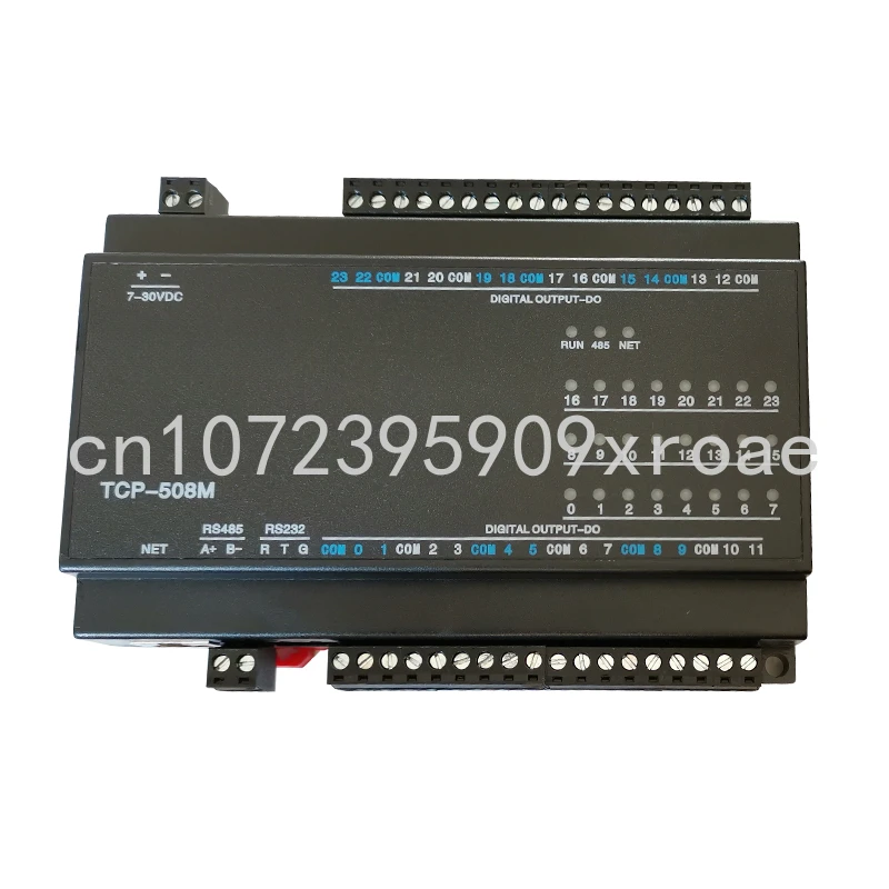 

24-channel Relay Output Card RJ45 Ethernet Modbus TCPIP Industrial Controller IO Module