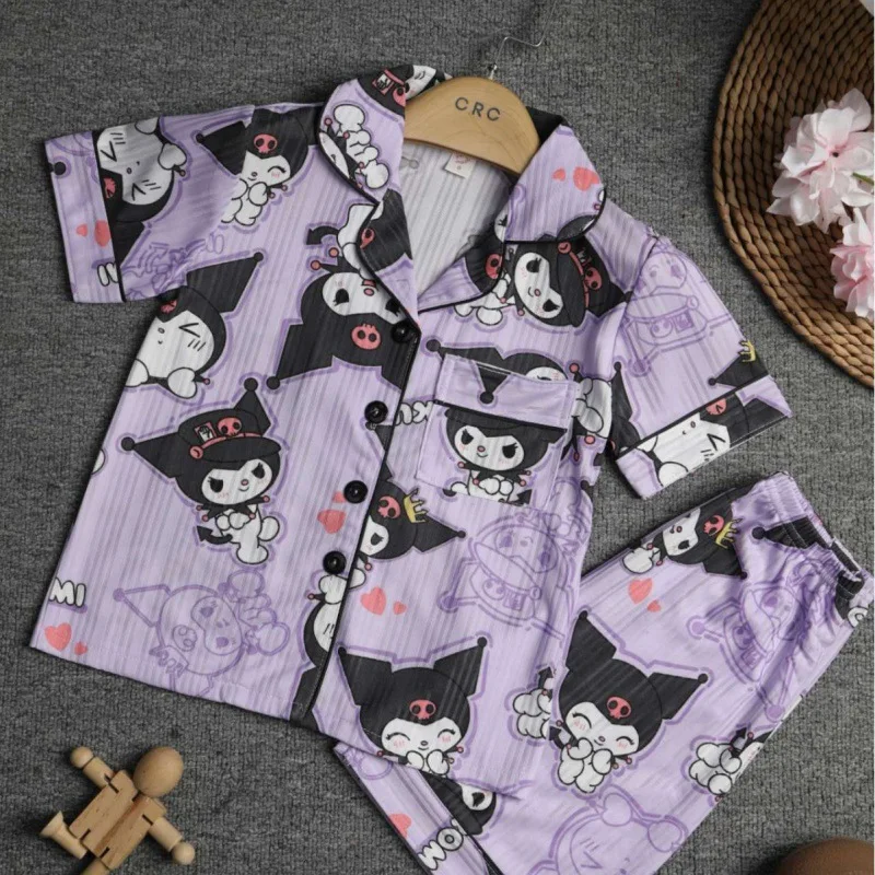 Летний детский пижамный комплект Kuromis милые аниме Cinnamorolls My Melodys Детский кардиган