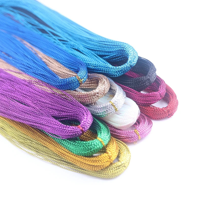 

100m Gold Wire Rope Gift Wrapping Metal Jewelry Gold Wire Rope DIY Handcraft Decoration Bracelet Gift Accessories Rope