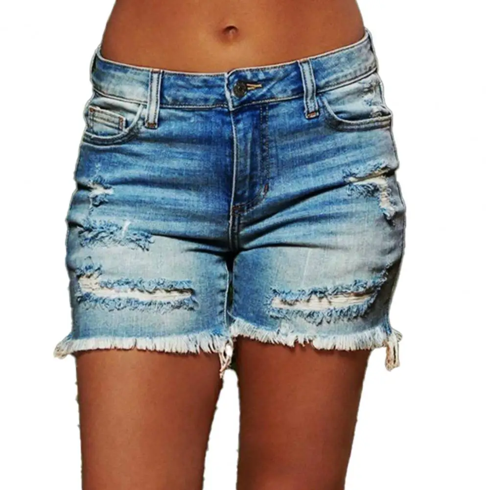 

Женские винтажные джинсовые брюки, однотонные облегающие джинсовые брюки с вырезами, лето