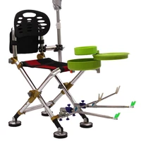 outdoor multifunctional folding portable fishing chair tackle fishing accessories supplies