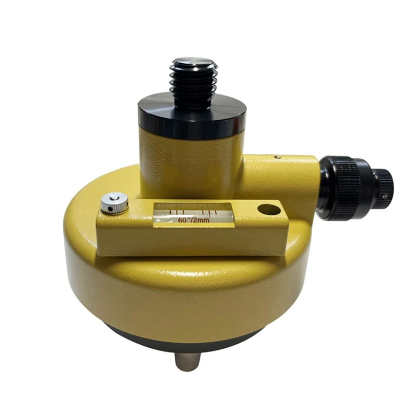 Three-Jaw Tribrach Adapter With Optical Plummet 5/8X11 Thread Mount Adaptor For All Total Station Prism GPS Surveying
