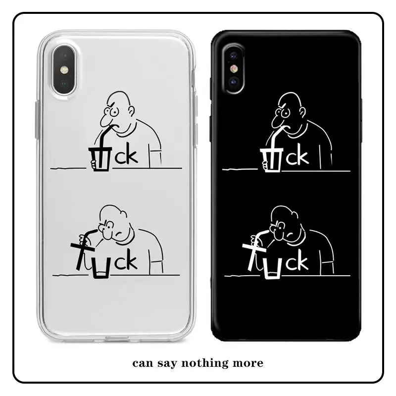 

Симпатичный Забавный противоударный мягкий силиконовый чехол для телефона для IPhone 11 12 13 14 Pro Max X XR XS 8 7 Plus SE2 симпатичный Роскошный чехол