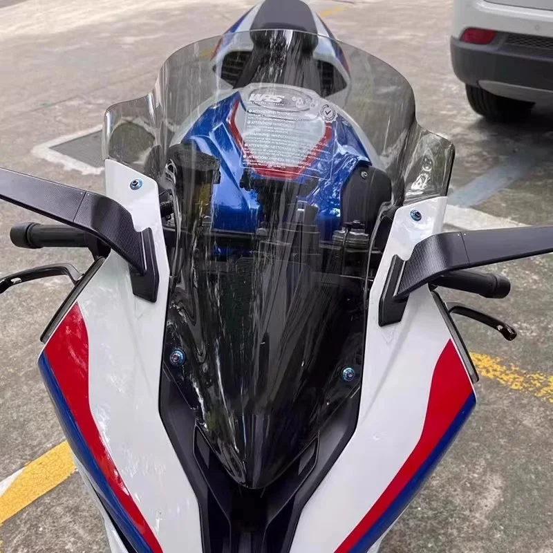 Фото Подходит для S1000RR, увеличенное гоночное ветровое стекло и ветроотражатель, реплика WRS №3