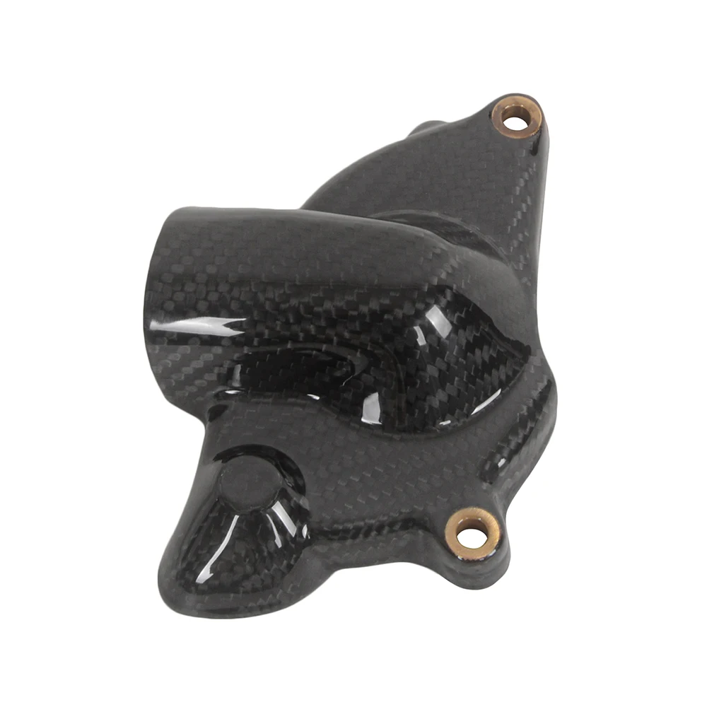 

Для Ducati 749 999 848 1098 1198 100% углеродное волокно, крышка водяного насоса мотоцикла, боковая защита насоса резервуара охлаждающей жидкости