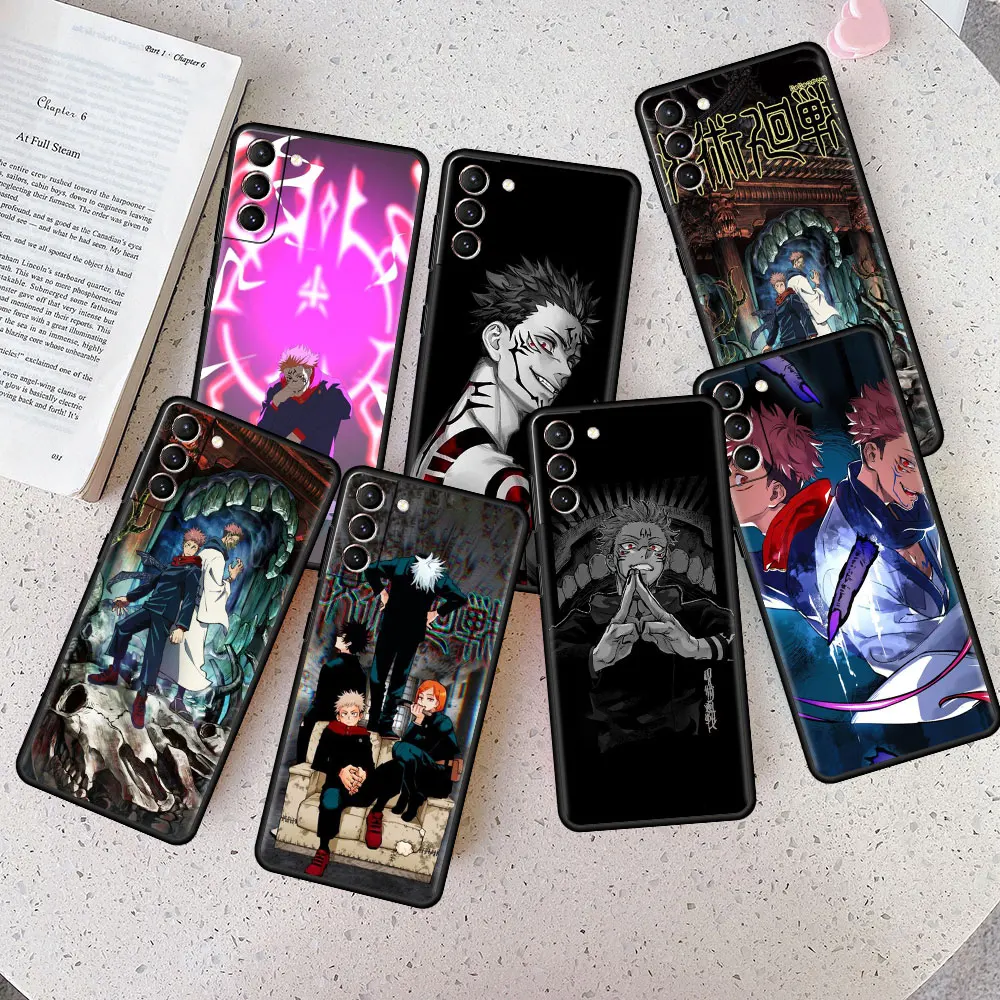 

Soft Back Celular Case Coque for Samsung Galaxy S9 S10 S22 Plus S21 S22 Ultra S20 FE S21 FE S20FE Jujutsu Kaisen Anime