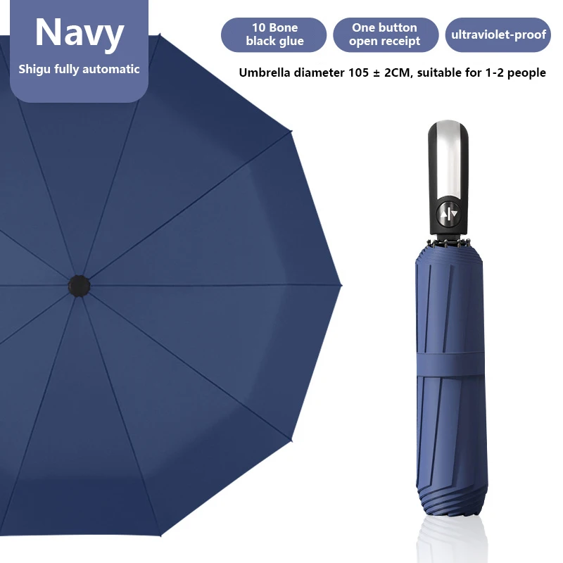 

Fully Automatic UV Umbrella Large Umbrellas for Rain Sun Heat Insulation Parasol Men Women Umbrella Rain Gear Accessories