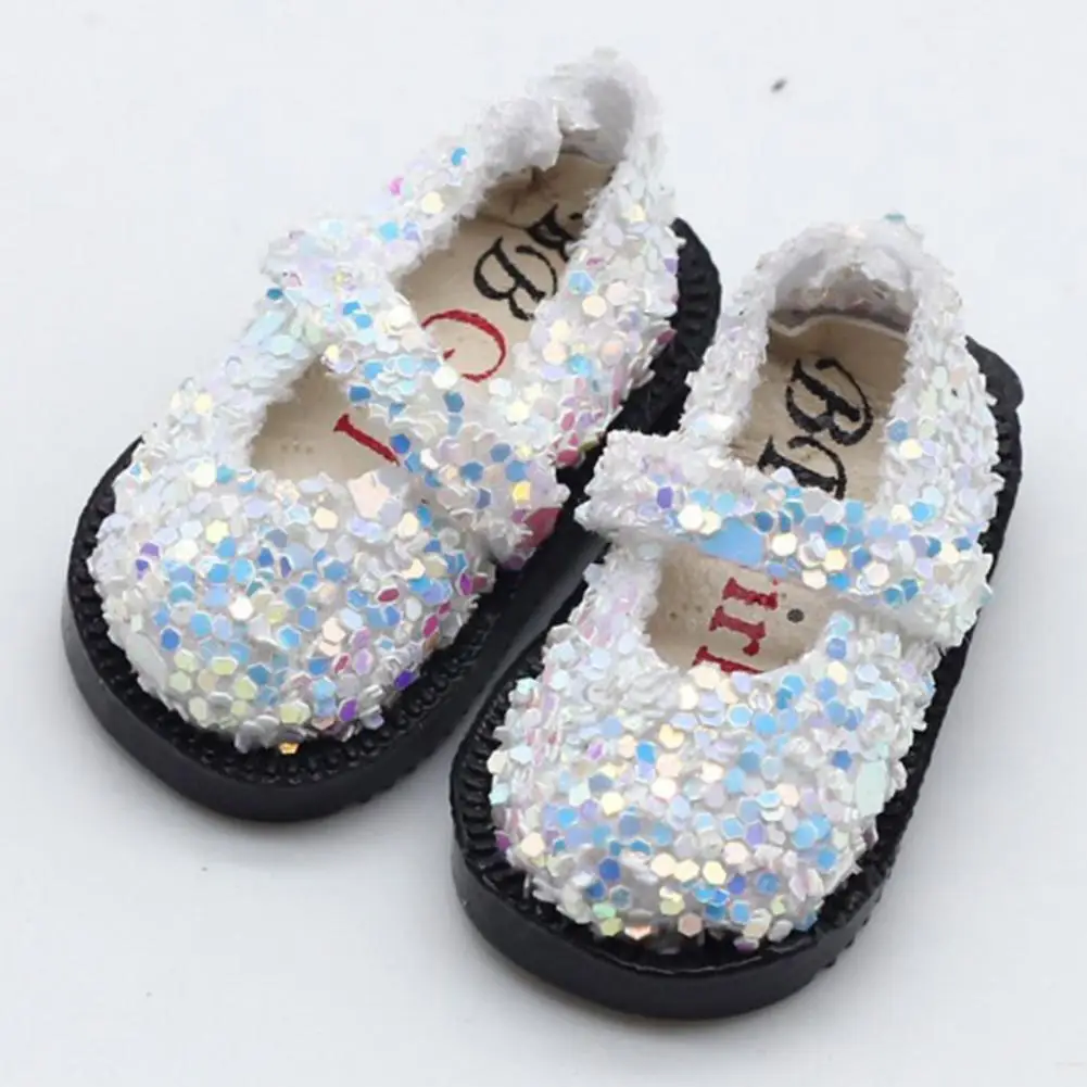 

Dropshipping!! 1Pair Doll Shoes Decorative Girlish Faux Leather Modern Little Doll Shoes Shooting Supplies
