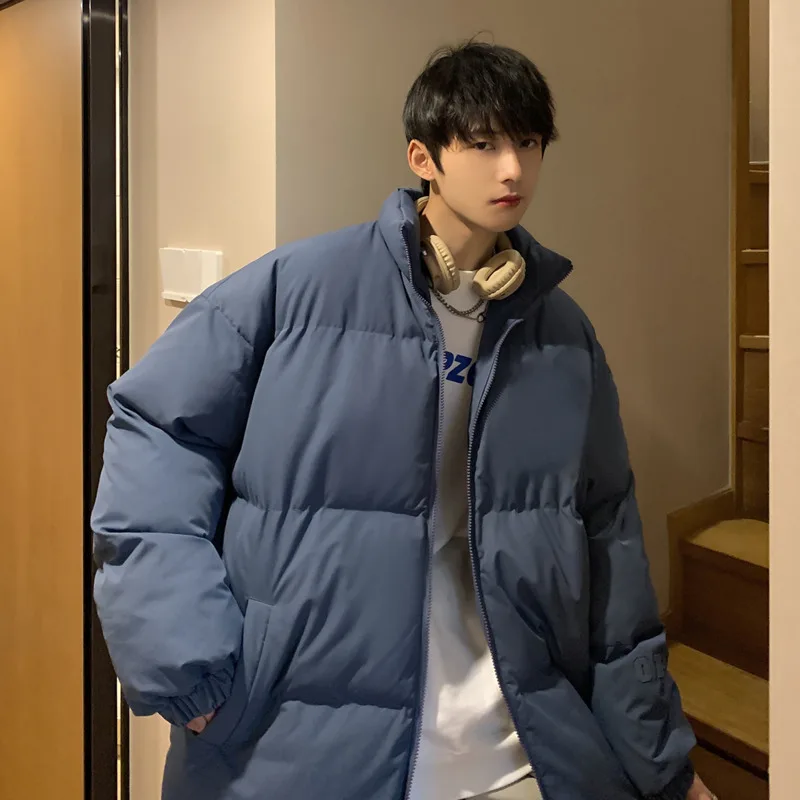 Winter Jacket Men's Warm Fashion 6 Colors Casual Thickening Down Jacket Streetwear Korean Loose Short Coat Mens Parker M-5XL