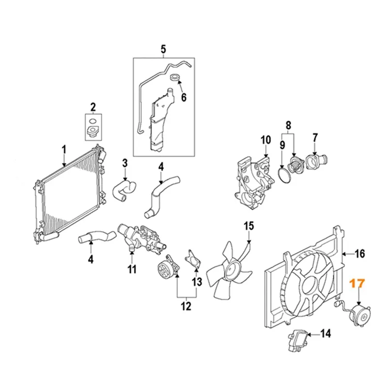 Двигатель для Nissan Qashqai MR20DE 2 0 л L4 радиатор охлаждающий вентилятор двигатель